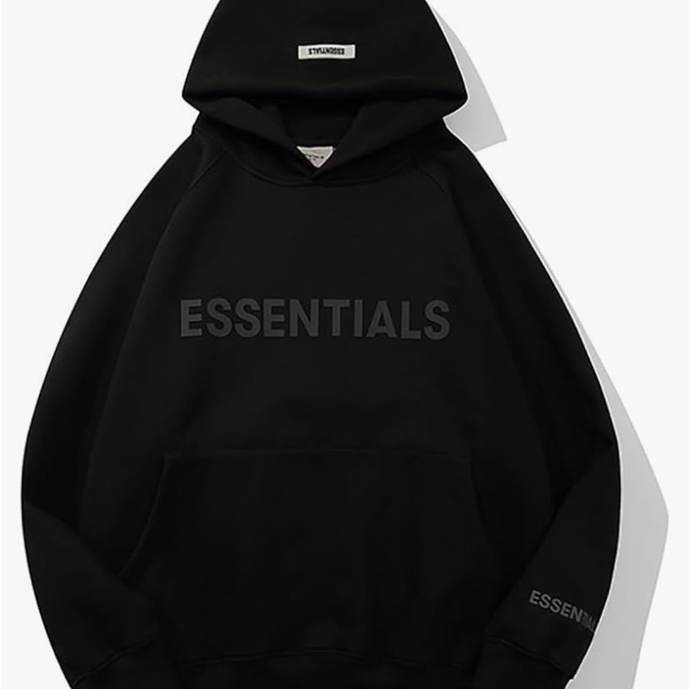 Essentials Black Hoodie